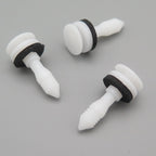 Interior Trim Panel Clip, White with Washer