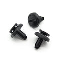 Push Fit Plastic Rivet, 7mm Hole, Black