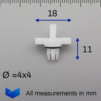 Rain Gutter Trim Clip - image 2
