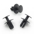 Push Fit Plastic Rivet, 8mm, Black,