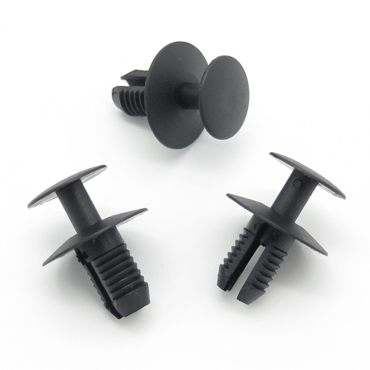 Push Fit Plastic Rivet, 8mm, Black,