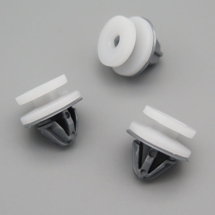Door Card Retainer Clip, White & Grey