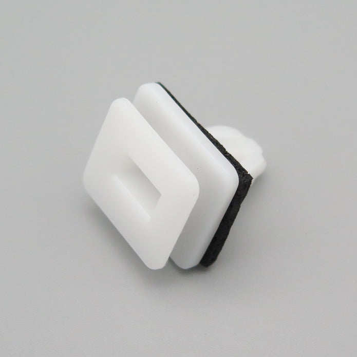 Side Skirt Clip, White with Washer - image 3