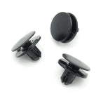 Push Fit Plastic Rivet, Black