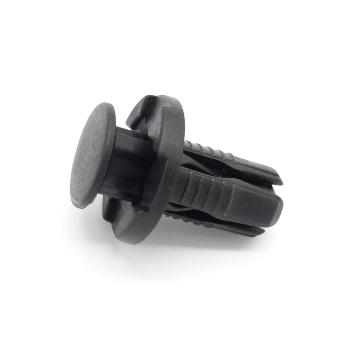 Push Fit Plastic Rivet, 10mm Hole, 20mm Collar, Black, Type B - image 3