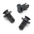 Push Fit Plastic Rivet, 10mm Hole, 20mm Collar, Black, Type B