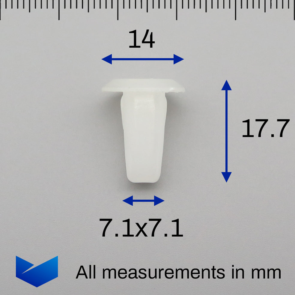 Screw Grommet, 4mm Screw, 7.5x7.5mm Hole - image 2