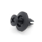 Screw Fit Plastic Rivet, 6mm Hole, 15mm Collar, Black - image 3