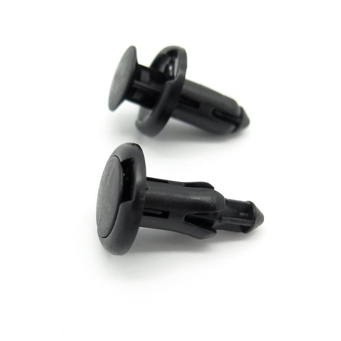 Push Fit Plastic Rivet, 8mm Hole, 18mm Collar, Black - image 3