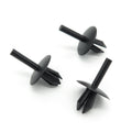 Plastic Rivet, 5.5mm Hole, 16mm Collar, Black