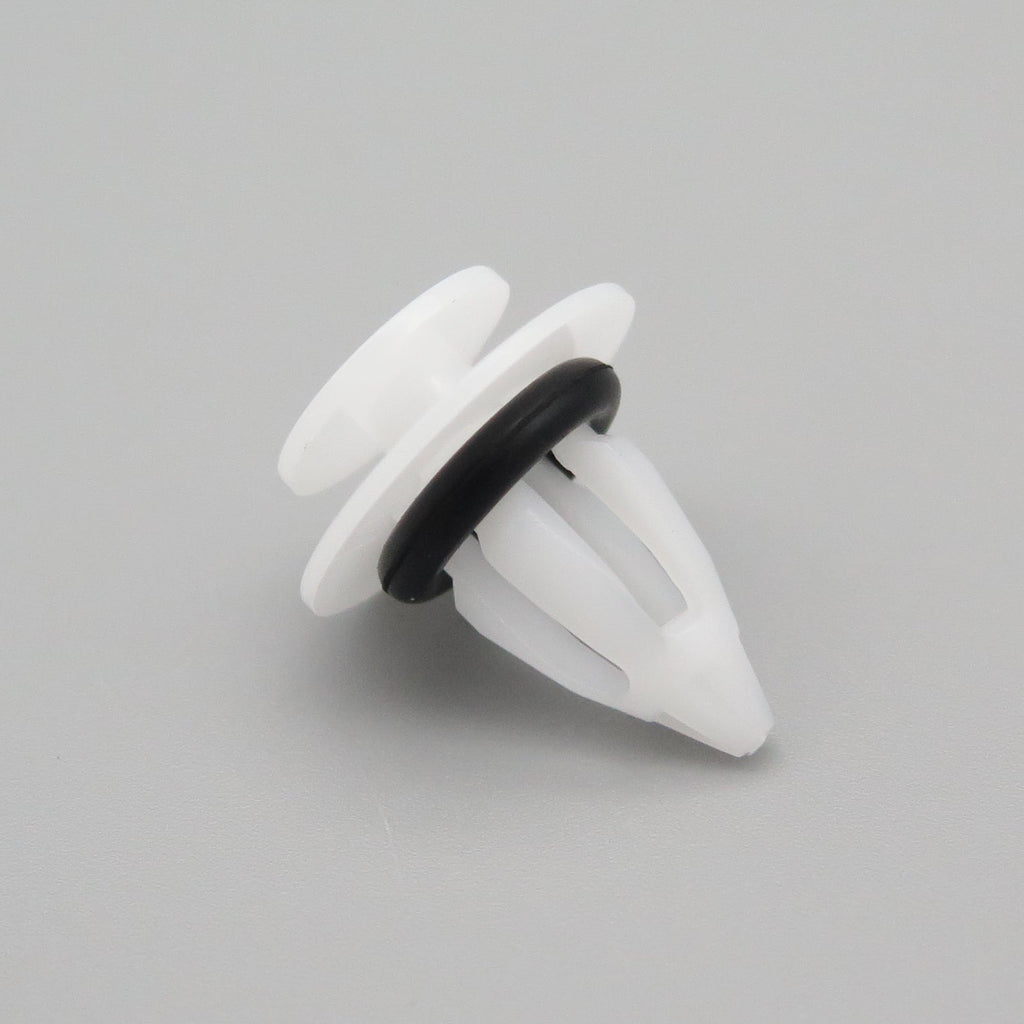 Plastic Fastener, Moulding Clip, White - image 3