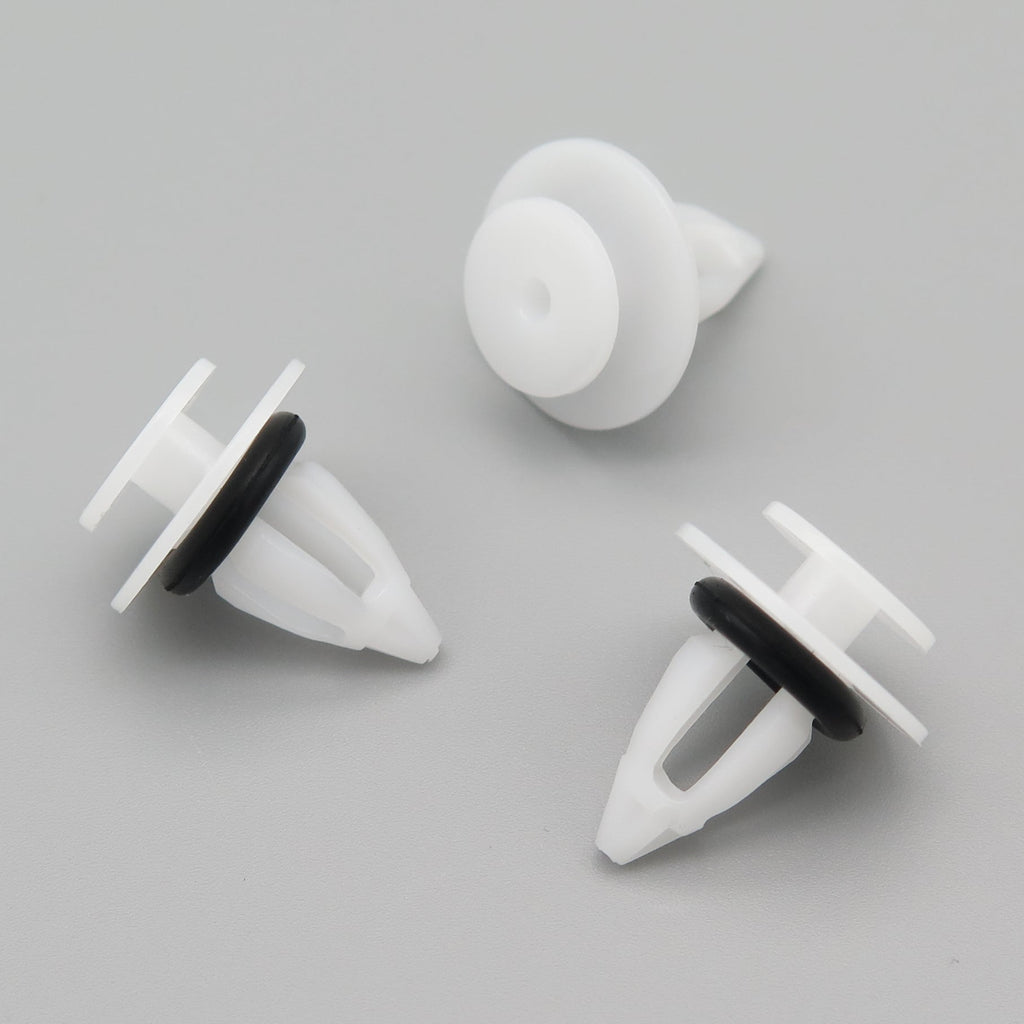 Plastic Fastener, Moulding Clip, White