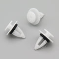 Plastic Fastener, Moulding Clip, White