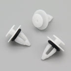 Plastic Fastener, Moulding Clip, White