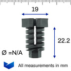 Plastic Screw, Headlight Adjuster Screw - image 2