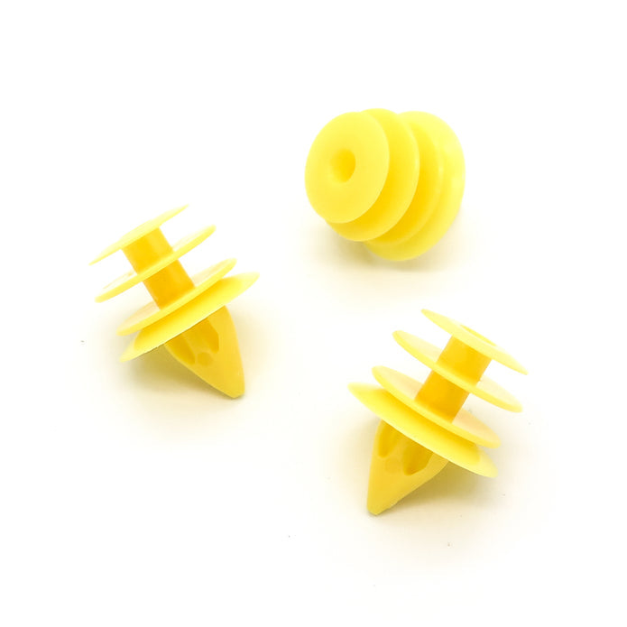 Plastic Trim & Moulding Clip, Yellow