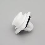 Plastic Trim & Moulding Clip, White with Washer - image 3