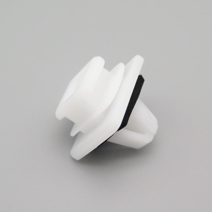 Plastic Trim & Moulding Clip, White with Washer - image 3