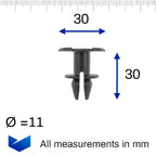 Plastic Fastener, Trim & Moulding Clip, Spacer - image 2
