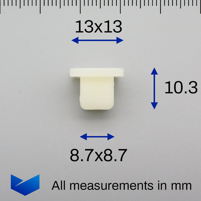 Plastic Lock Nut / Screw Grommet - image 2