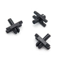 Plastic Fastener, Trim Moulding Clip, Black