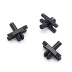 Plastic Fastener, Trim Moulding Clip, Black