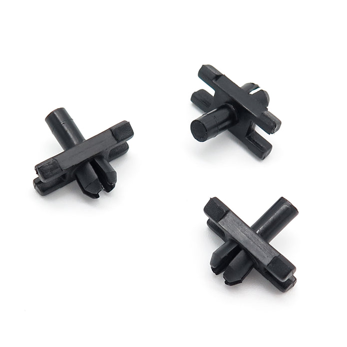 Plastic Fastener, Trim Moulding Clip, Black