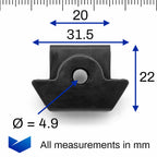 Plastic Spire Clip - image 2