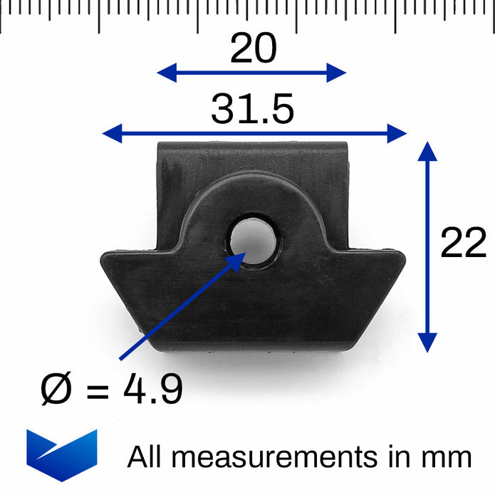 Plastic Spire Clip - image 2