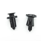 Plastic Fastener, Push Fit Plastic Rivet, 10mm Hole, 18mm Collar, Black - image 3