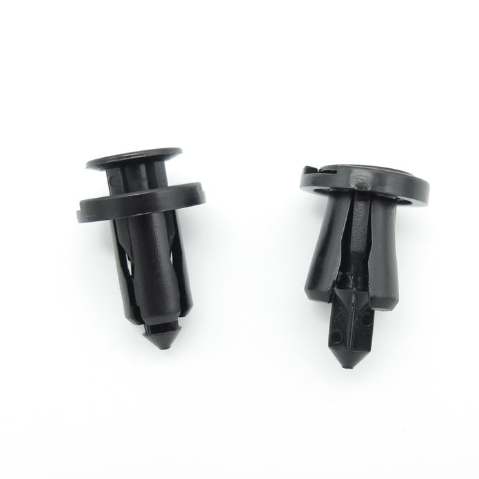 Plastic Fastener, Push Fit Plastic Rivet, 10mm Hole, 18mm Collar, Black - image 3
