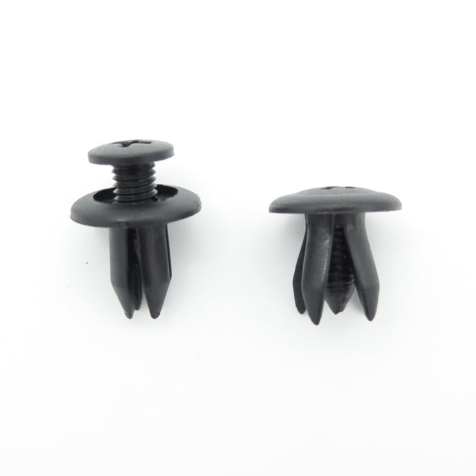 Screw Fit Plastic Trim Clip, Black - image 3