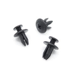 Screw Fit Plastic Trim Clip, Black