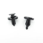 Push Fit Plastic Trim Clip, 8mm Hole, Black - image 3