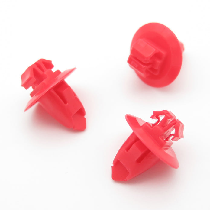 Side Moulding & Wheel Arch Flare Clip, Red