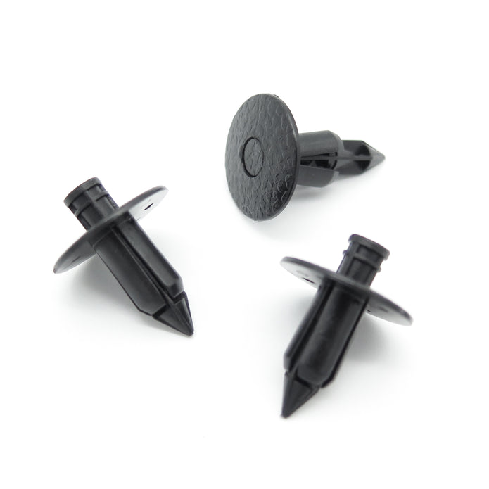 Push Fit Plastic Rivet, Black,,,