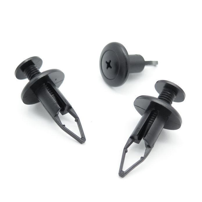 Screw Fit Trim Panel Clip, Black