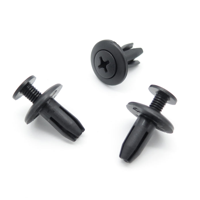Screw Fit Trim Panel Clip, Black