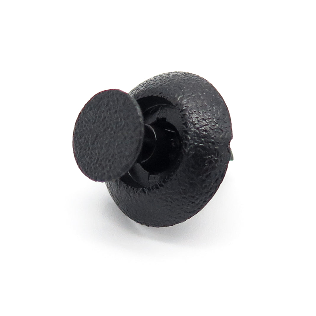Push Fit Plastic Rivet, 7mm Hole, Black - image 3
