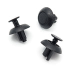 Push Fit Plastic Rivet, 7mm Hole, Black