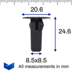 Plastic Lock Nut / Screw Grommet - image 2