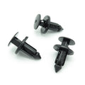 Push Fit Plastic Rivet, 9mm Hole , Black