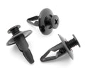 Screw Fit Plastic Rivet, Black
