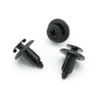 Push Fit Plastic Rivet, Black-