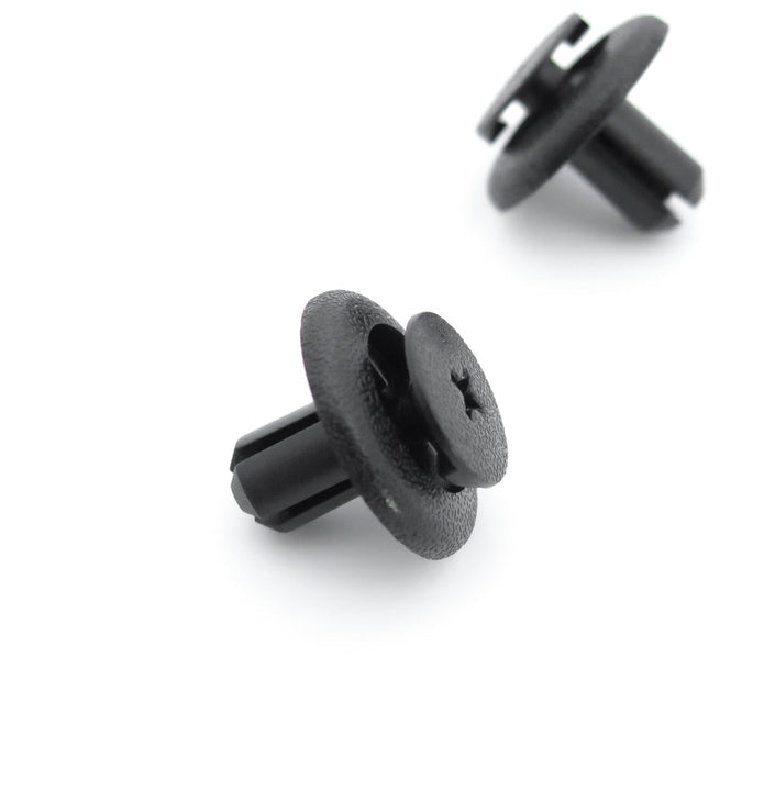 Push Fit Plastic Rivet, Black,- - image 2