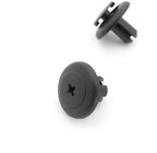 Push Fit Plastic Rivet, Black,- - image 3