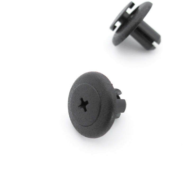Push Fit Plastic Rivet, Black,- - image 3