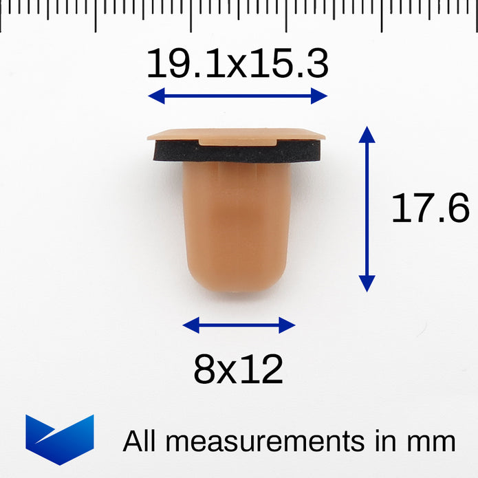 Plastic Lock Nut / Screw Grommet - image 2