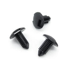 Fir Tree Clip, Black, Slotted Head