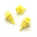 Sill Moulding & Wheel Arch Flare Clip, Short, Yellow